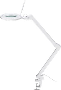 Lampe Loupe à LED avec Pince, 10 W, blanc