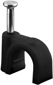 Cable Clip 8 mm, black