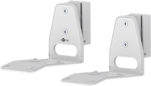 Supporto a parete per altoparlanti Modern Era 3 Flex, bianco