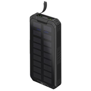 Batterie Externe à Charge Rapide pour Extérieur avec Capteur Solaire 20.000 mAh (USB-C™ PD, QC3.0)