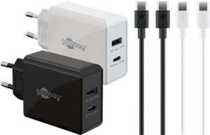 Twin Power Set 2x USB-C™-Ladegeräte (30 W), 2x USB-C™-Kabel