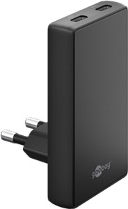 TRA USB 45W 2 Port 2xC PD GaN 90 sw