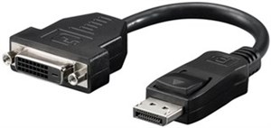 DisplayPort™/DVI-D-Adapterkabel 1.2, vernickelt