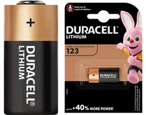 CR123A (DL123) Battery, 1 pc. in blister