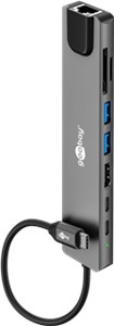 Slim 8-Port USB-Hub mit HDMI™ und RJ45, 5 Gbit/s
