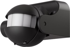 Bewegungsmelder, neigbar, schwarz