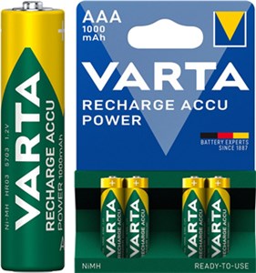 AAA (Micro)/HR03 (5703) Rechargeable - 1000 mAh, 4 pcs. in blister