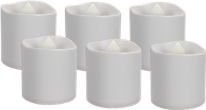 Set di 6 candele da tè a LED