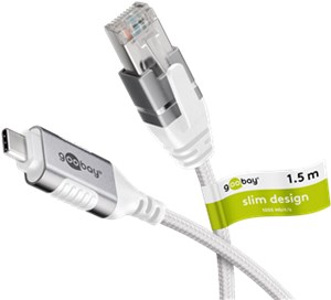 Ethernet-Kabel USB-C™ 3.1 auf RJ45, Slim, 1,5 m
