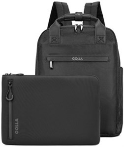 Set of Backpack and Laptop Sleeve 15 Inch, Black