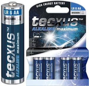 LR6/AA (Mignon) Batterie, 4 Stk. im Blister