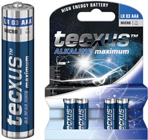 LR03/AAA (Micro) Batterie, 4 Stk. im Blister