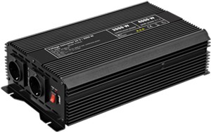 Voltage Converter DC/AC (24 V - 230 V/2000 W) USB