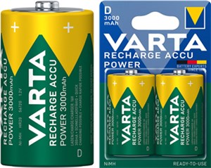 D (Mono)/HR20 (56720) Rechargeable - 3000 mAh, 2 pièces dans blister