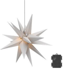 Étoile Lumineuse LED 3D, Ø 56 cm, fonctionne sur piles