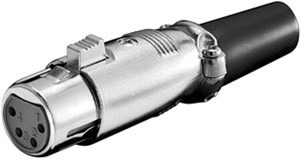Mikrofonkupplung, XLR-Buchse (4-Pin)