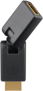 HDMI™ Adapter 180°, vergoldet (4K @ 60 Hz)