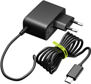 Alimentation pour Raspberry Pi 5, 27 W, GaN, noir
