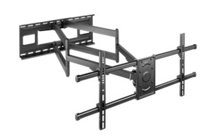 Support Mural pour TV Wide Range Pro FULLMOTION (XL), noir