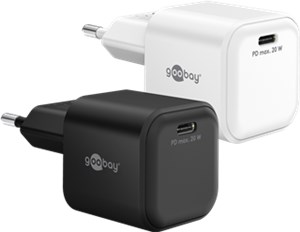 USB-C™ PD GaN Schnellladegerät Nano (20 W) schwarz