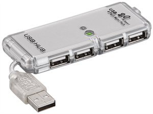 4 porte Hub USB 2.0 ad alta velocità