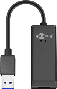 USB 3.0 Adaptateur Réseau Gigabit-Ethernet, Noir