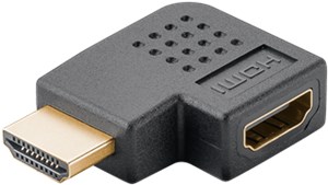 HDMI™-Winkeladapter 90° horizontal, 8K/60Hz