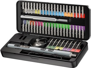 58-in-1 Electric Screwdriver with 50-Piece Precision Bit Set
