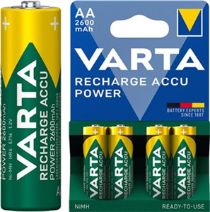 AA (Mignon)/HR6 (5716) Rechargeable - 2600 mAh, 4 pcs. in blister