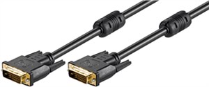 DVI-D Full HD-Kabel Dual Link, vergoldet