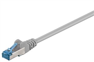 CAT 6A Patchkabel, S/FTP (PiMF), grau CAT 6A Patchkabel, S/FTP (PiMF), grau