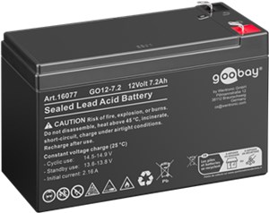 Blei Akku GO12-7.2 (7200 mAh, 12 V) Blei Akku GO12-7.2 (7200 mAh, 12 V)