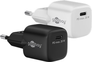 USB-C™ PD GaN Schnellladegerät Nano (20 W) schwarz USB-C™ PD GaN Schnellladegerät Nano (20 W) schwarz