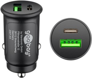 Doppio caricatore veloce da auto USB-C™ PD (Power Delivery) (27 W) Doppio caricatore veloce da auto USB-C™ PD (Power Delivery) (27 W)