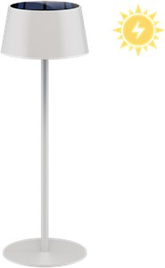 Lampe de Table à LED sans Fil Solaire, blanc Lampe de Table à LED sans Fil Solaire, blanc