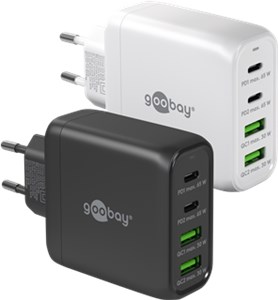 USB-C™ PD GaN Multiport Fast Charger (68 W) white USB-C™ PD GaN Multiport Fast Charger (68 W) white