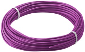 Insulated Copper Wire, 10 m, violet Insulated Copper Wire, 10 m, violet