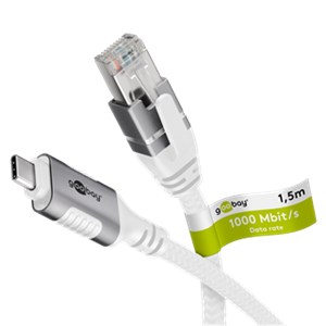 Ethernet-Kabel USB-C™ 3.1 auf RJ45, 1,5 m Ethernet-Kabel USB-C™ 3.1 auf RJ45, 1,5 m