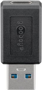 USB 3.0 SuperSpeed USB-A do USB-C™ adapter, czarny USB 3.0 SuperSpeed USB-A do USB-C™ adapter, czarny