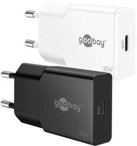 Chargeur Rapide USB-C™ PD GaN Slim (20 W) blanc Chargeur Rapide USB-C™ PD GaN Slim (20 W) blanc