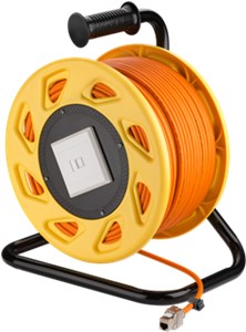 Portable RJ45 Network Cable Reel Extension, orange Portable RJ45 Network Cable Reel Extension, orange