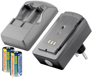 Fotobatterie-Ladegerät inkl. 2x RCR123-Akkus Fotobatterie-Ladegerät inkl. 2x RCR123-Akkus