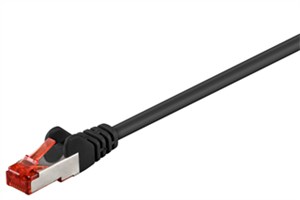 CAT 6 Câble Patch, S/FTP (PiMF), noir, 5 m CAT 6 Câble Patch, S/FTP (PiMF), noir, 5 m