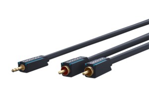 3,5-mm-AUX-auf-Cinch-Adapterkabel, stereo 3,5-mm-AUX-auf-Cinch-Adapterkabel, stereo
