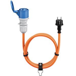 CEE Adapter Cable, CEE Coupler to Safety Plug (Type E/F), 1.5 m CEE Adapter Cable, CEE Coupler to Safety Plug (Type E/F), 1.5 m